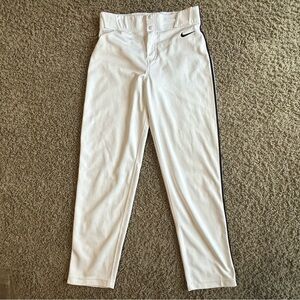 Nike Baseball Pants Men's XL White Uniform Athletic 100% Polyester DX9171-100